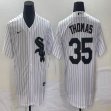 Nike Chicago White Sox #35 Frank Thomas white majestic Baseball Jersey-BD