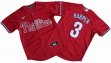 Youth Philadelphia Phillies 3# Bryce Harper Red Cool Base Jersey