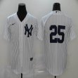 Nike New York Yankees #25 Gleyber Torres White majestic baseball Jersey-BD