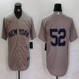 Nike New York Yankees #52 gray majestic baseball Jersey-BD