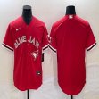 Nike Toronto Blue Jays blank red majestic baseball Jerseys-BD