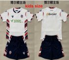 2025-2026 Bolton Club white Navy kid soccer jerseys home