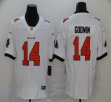 Nike Tampa Bay Buccaneers #14 Chris Godwin white Color Rush Limited jersey-BD