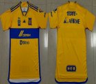 2023-2024 Tigres UANL club thailand version yellow soccer jerseys home