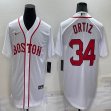 Nike Boston Red Sox #34 David Ortiz white baseball jerseys-BD