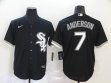 Nike Chicago White Sox #7 Tim Anderson black Majestic baseball jerseys