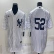 Nike New York Yankees #52 white majestic baseball Jersey-BD