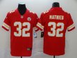 Nike Kansas City Chiefs #32 Tyrann Mathieu red Color Rush Limited Jerseys