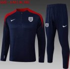 2024-2025 England team navy red soccer uniforms with Long Trousers B931