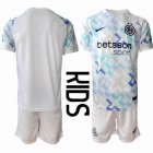 2025-2026 Inter Milan club blue white blue kid soccer jerseys away