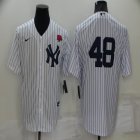 Nike New York Yankees #48 Anthony Rizzo White majestic baseball Jersey-BD