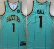 New Orleans Hornets #1 LaMelo Ball green nba Jersey-XD