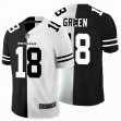 Cincinnati Bengals A.J. Green #18 white black Split Nike Color Rush Limited Jersey