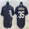 Nike Chicago White Sox #35 Frank Thomas black majestic baseball jerseys