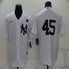 Nike Nike New York Yankees #45 Gerrit Cole White majestic baseball Jersey-BD