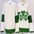 Adidas Toronto Maple Leafs blank white green hockey jersey-PD