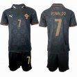 2026 World Cup Portugal team #7 RONALDO black soccer jerseys Special Edition