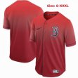 Nike Boston Red Sox blank red drift baseball jersey