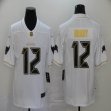 Nike Tampa Bay Buccaneers #12 Tom Brady white gold Color Rush Limited Jersey with Sleeve label