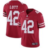 San Francisco 49ers #42 Ronnie Lott nike red Color Rush Limited Jersey