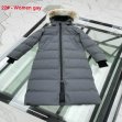 Women Canada Goose Down Chilliwack Bomber Hooded Warm Coat Fur Windbreaker parka 22-gray