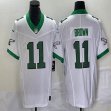 Nike Philadelphia Eagles #11 Carson A.J. Brown white throwback Color Rush Limited Jersey -BD