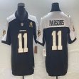 Nike Dallas Cowboys #11 Micah Parsons blue white Color Rush Limited Jersey 04