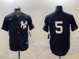 Nike New York Yankees #5 black fashion majestic baseball Jersey