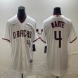 Nike Arizona Diamondbacks #4 Ketel Marte white majestic mlb jerseys-BD