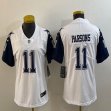 Youth Nike Dallas Cowboys #11 Micah Parsons white Color Rush Limited Jersey