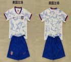 2025-2026 United States team white blue soccer jerseys home