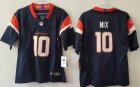 Women Denver Broncos #10 Bo Nix Nike blue Vapor F.U.S.E. Limited Jersey