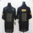 Nike Tampa Bay Buccaneers #81 Antonio Brown black Color Rush Limited Jersey-BD