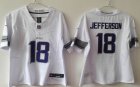 Youth Minnesota Vikings #18 Justin Jefferson Nike White Alternate Vapor F.U.S.E. Limited Jersey