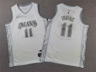 Youth Nike Dallas Mavericks #11 Kyrie Irving white nba jerseys city version