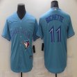 Nike Toronto Blue Jays #11 Bo Bichette skyblue majestic baseball Jersey-BD