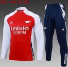 2024-2025 Arsenal club red white blue soccer uniforms with Long Trousers B885