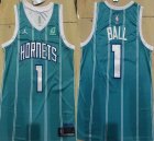 New Orleans Hornets #1 LaMelo Ball blue nba Jersey-XD