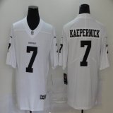 San Francisco 49ers #7 Colin Kaepernick white throwback nike Color Rush Limited Jersey