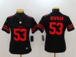 women San Francisco 49ers #53 NaVorro Bowman black nike Color Rush Limited Jersey