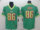 Nike Philadelphia Eagles #86 Zach Ertz green Color Rush Limited Jersey-city version