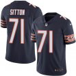 Nike Chicago Bears #71 Sitton dark blue Color Rush Limited Jerseys