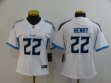 Women Tennessee Titans #22 Derrick Henry nike white Color Rush Limited Jersey